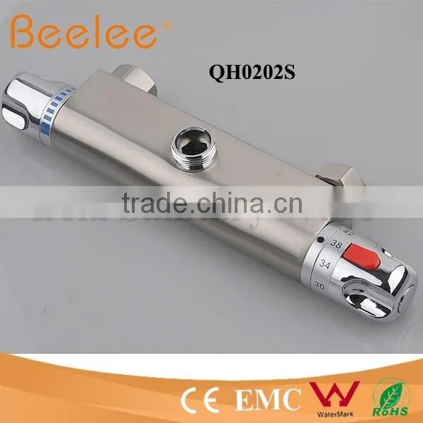 Brass Bath&shower Faucet Nickle Brushed Thermostatic Tap Mixer Facuet photo-2