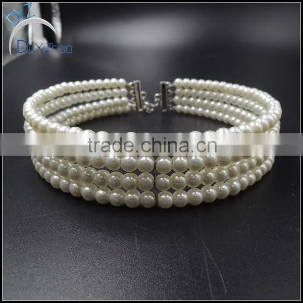 Fashion Women Pearl Necklac Jewelry for 4raw Pearls