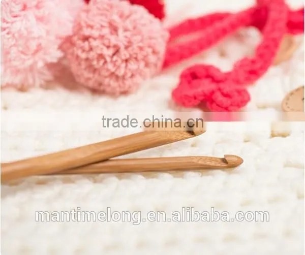 Bamboo Crochet Hook 12pcs/Set photo-2