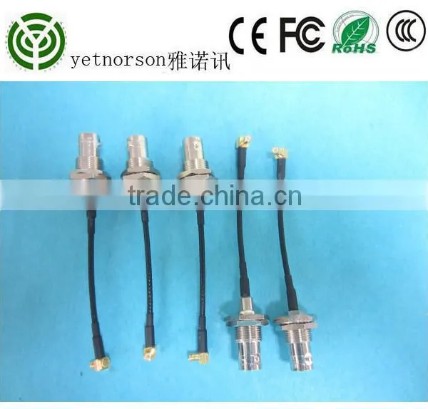 Pigtail Coaxial Cable With Connector N Female to Right Angle Mmcx Rg179 Cable Assembly photo-5