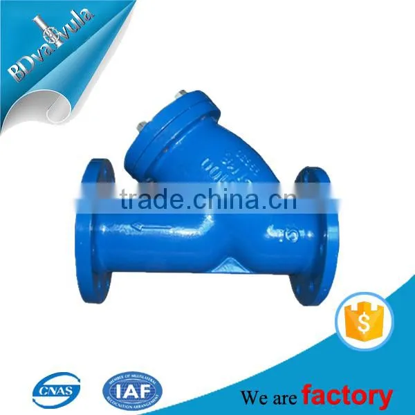 DN50 - DN300 PN16 DIN 3202 Flange Cast Iron Y Type Strainer photo-2