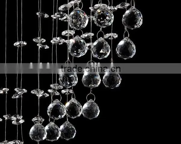 Crystal Spiral Long Empire Chandelier Lamps 92019 photo-3