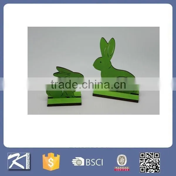 China Supplier Wooden Decorative Easter Rabbit for Easter Holiday photo-2