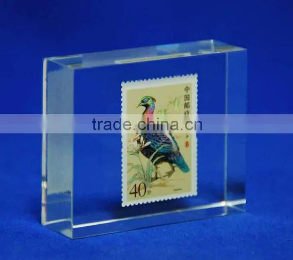Custom Clear Acrylic Block With Stamp photo-2