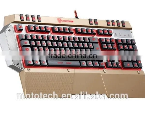 2015 New High Quality Professional Backlit Wired Gaming Keyboard,can Make Mechanical photo-4