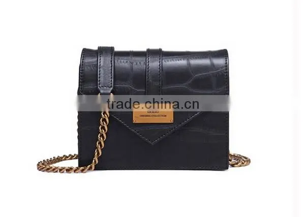 Crocodile Lady PU Sling Bag