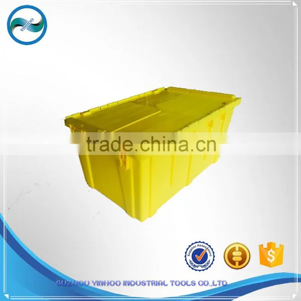Plastic Yellow Good Quality New PP Material Stacking Nestable Box