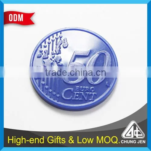 Best Selling Metal Plastic Made Cart Coin Custom Trolley Token photo-2