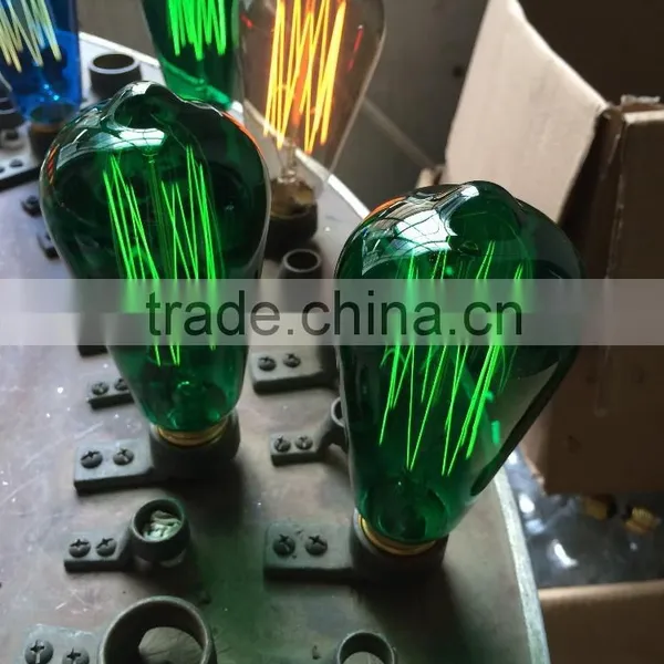 Party Decoration E26/E27 40W 60W ST64 Squirrel Cage Antique Decorative Filament Edison Bulb photo-4