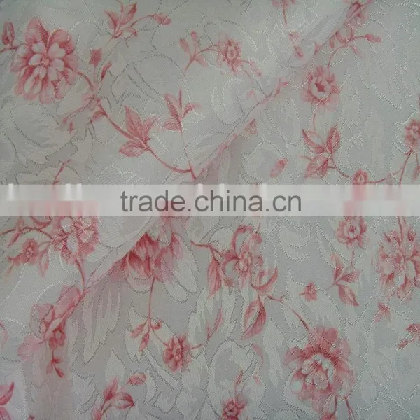 100% Polyester Brushed Printed Mattress Fabric