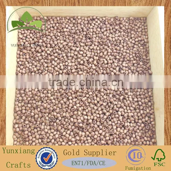 Wholesale 4mm Mini Wood Wooden Bead photo-2