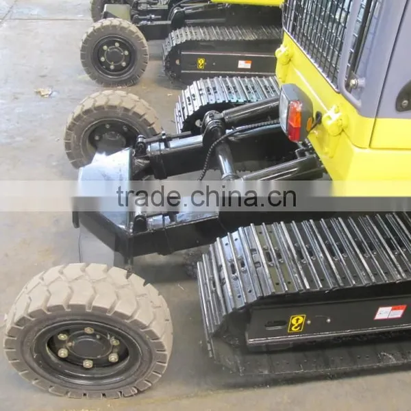 Agriculture Project 4wd 8ton Wheel Crawler Excavator Excavator Bucket photo-4