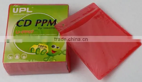2pcs blank cd packed cd sleeves polypropylene cd sleeves cheap cd sleeves