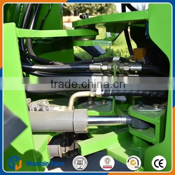China Construction Machine 0.8t Mini Wheel Loader With 4 in 1 Bucket photo-6
