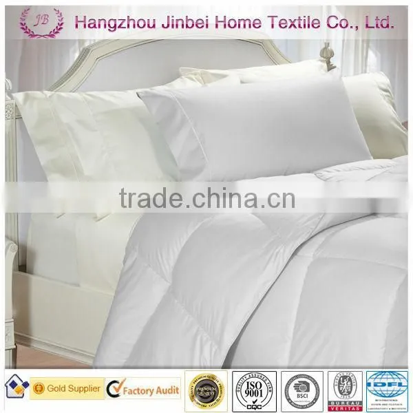 Sand White Goose Feather Comforter photo-6