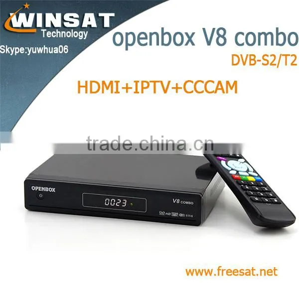 V8 Combo Satellite Receiver no Dish DVB-S2/T2 Internet tv Set Top Box With Iptv Cccam Cline Twin Tuner Cloud Ibox 3