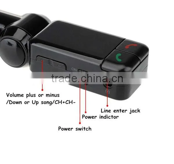 Hands Free Dual Usb Car Charger Wireless Bluetooth fm Transmitter for Car Mp3, Bluetooth Wireless fm Transmitter photo-6