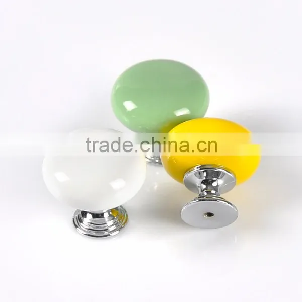 Wholesale Low Price Cheap Green Ceramic Door Knobs photo-5