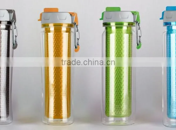 BPA Free Plastic Dubble Wall Bottle photo-3
