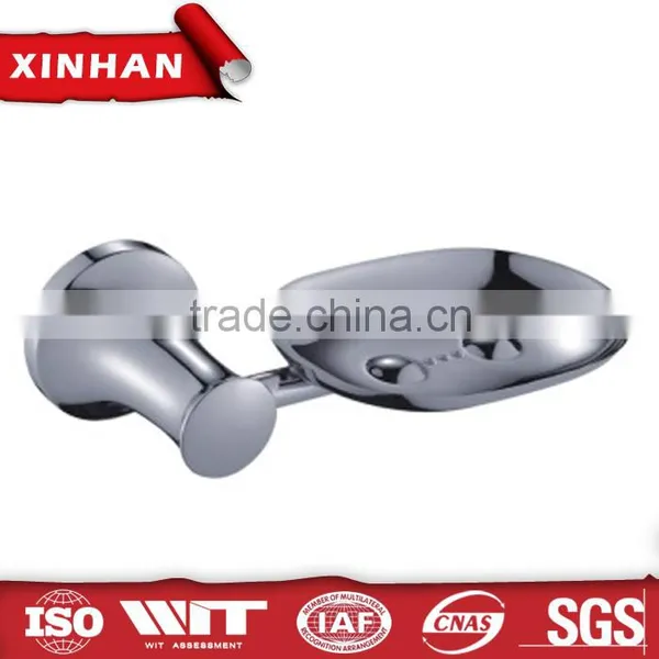 Silver Color Hotel Balfour Bathroom Accessories Soild Zinc Alloy Bath Soap Holder