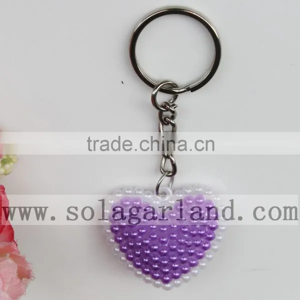 2016 Newest Promotion Gifts15*30*35 MM Heart Shape Pendant Key Chain Factory Wholesale Price
