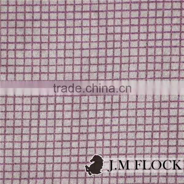 Wholesale Price Easy Cleaning Nylon Flock Fabric Flocked Sofa Fabric Velvet photo-3