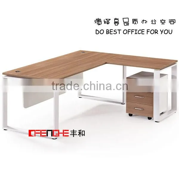 Office Furniture Lastest Office Table Designs, New Product Office Desk With Filing Cabinet photo-2