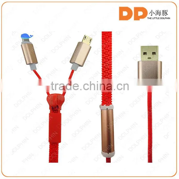 Hot Sale Double Sided Micro Usb Data Cable for Samsung Factory Supply photo-3