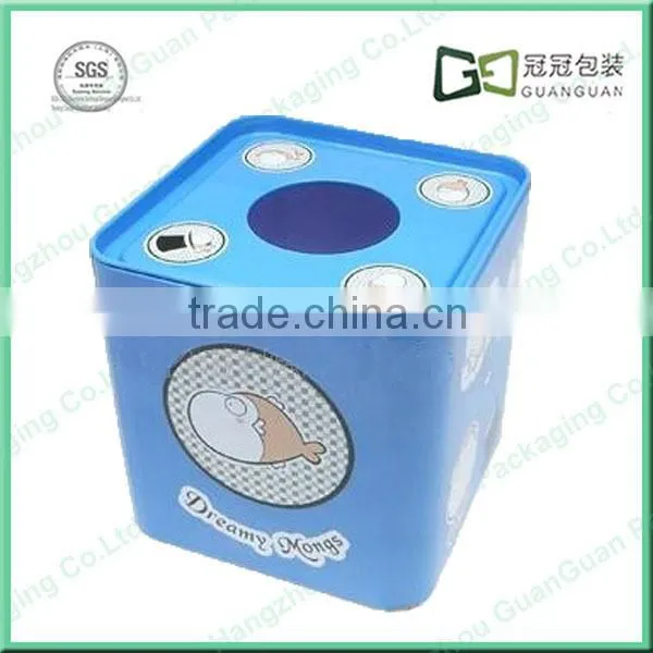 Customized Recycling Metal Tinplate Tissue Box photo-5