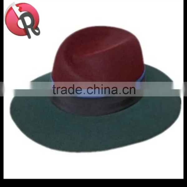 Wool Felt Fedora Hat,100% Australia Wool Felt Fedora Cap photo-4