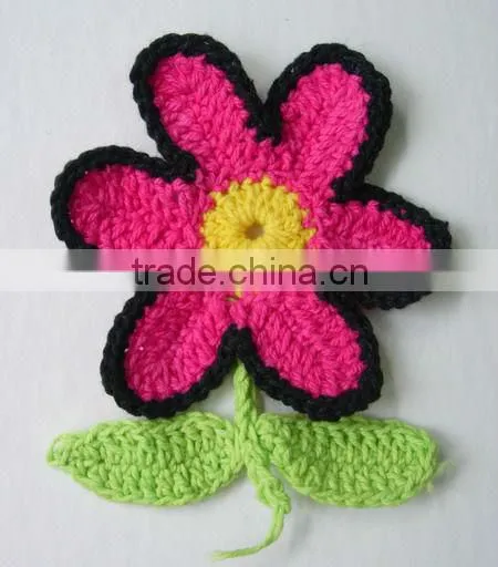 Baby Crochet Flower/hand Crochet Flower/hot Sell Crochet Flower for Baby Hats photo-4