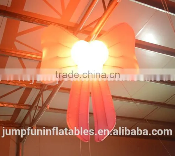 Nylon Cloth Inflatable Lighting Bowknot With LED Remote Control/Lighting Stars photo-4