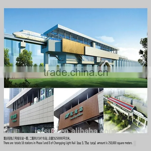 Sound Proof Fire Proof Aluminium Composite Panel With 4mm 3mm 5mm Thick photo-6