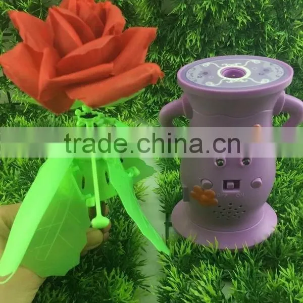 RC Induction Flying Rose Flower Toys, Rc Toys. photo-2