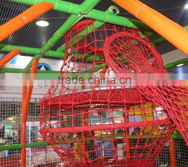 Indoor Climbing Rope Net/ Obstacle Course Playground, Commercial Indoor Children Playground photo-6