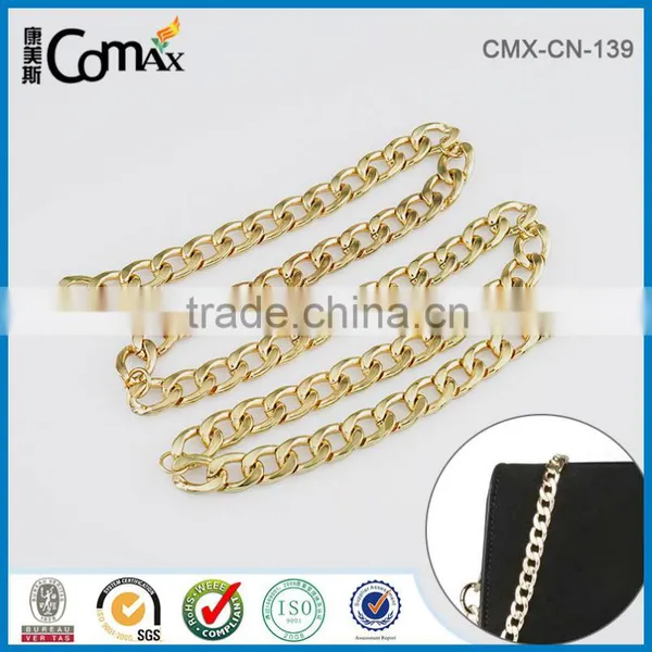 Fashion Gold Stainless Steel Metal Strap Chain For Purse photo-5