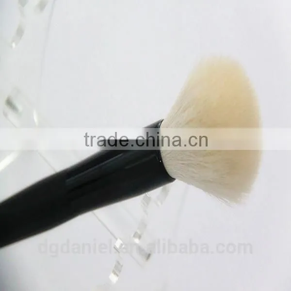 Single Black Blush Brush White Goat Hair Makeup Brush photo-6