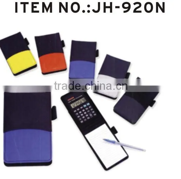8 Digits Leather Notebook With Calculator&calculator Notebook photo-6