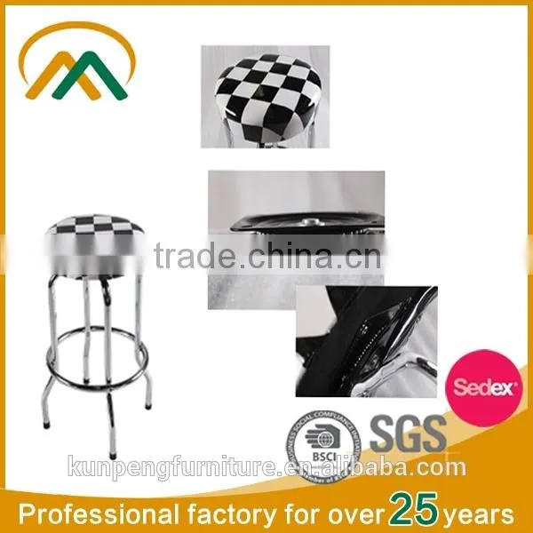 Wholesale Cheap Used Metal Bar Stool Replacement Seats KP-BS001