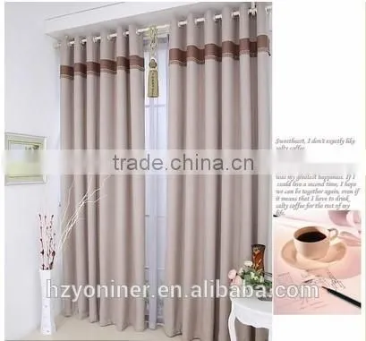 2015 Hot Sale Linen Like Curtain 012 Fabric and Designed Window Fabric; Made up Curatin in Hotel or Home photo-2