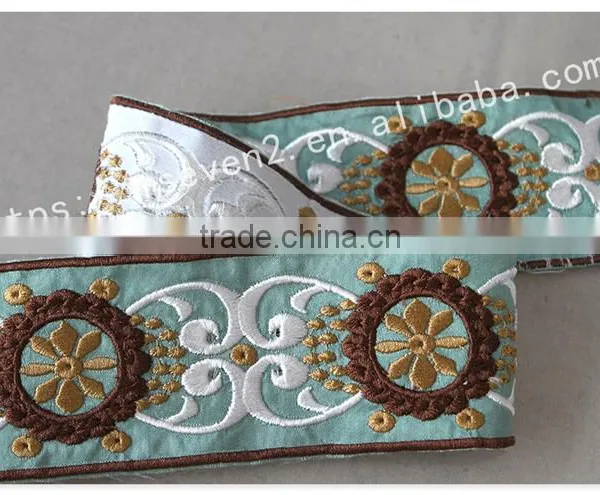 New Arrival 6cm Width Gorgeous Ethnic Lace Trim Embroidery for Garment photo-4