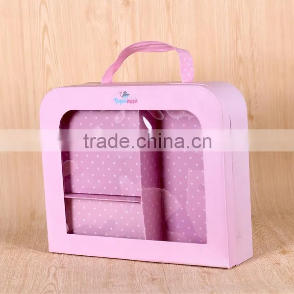 Luxury Rigid Cardboard Packaging Box for Clothes With Handle photo-3