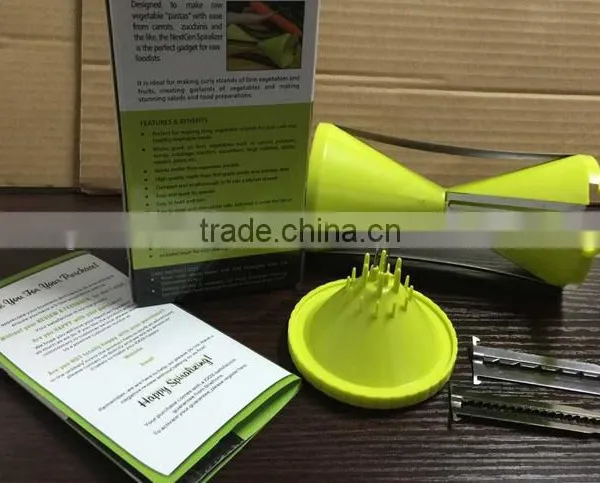 Multi Blade Vegetable Slicer / Stainless Steel Spiral Vegetable Slicer / Rotary Vegetable Slicer photo-4