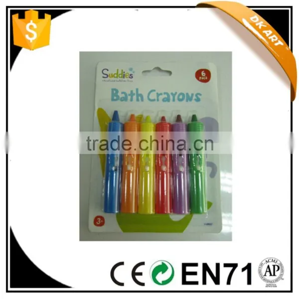 Bath Crayons, 6clrs/blister Card