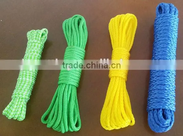 Green Strong braided PE / PP Rope