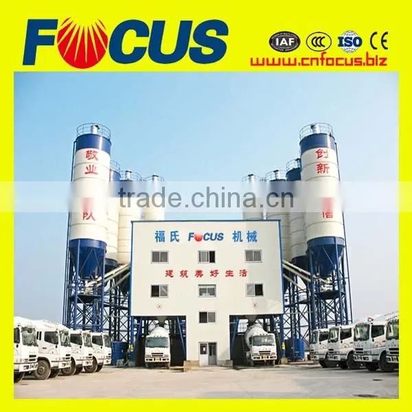 Hzs120 Concrete Batching Plant With Js2000 Forced Concrete Mixer photo-5