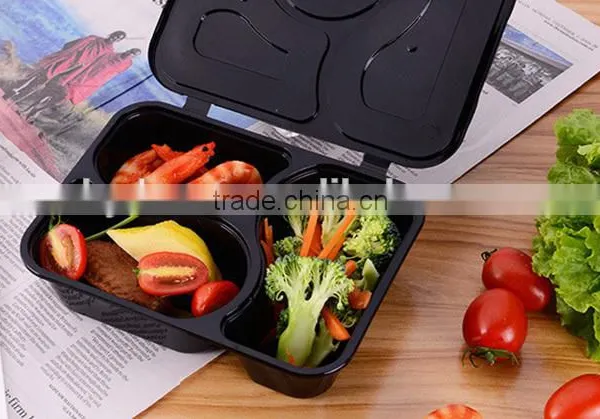 The Reason Why New High Quality Microwave 3 Compartment Plastic Food Container With Divider photo-4