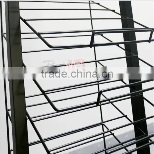 Floor-standing Multi-tier Customized Carpet Sample Dsiplay Rack photo-4