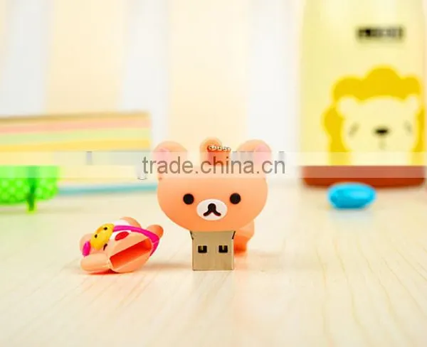 Factory Direct Supply Creative U Disk Shell,OEM Cartoon Bear Usb Stick photo-3