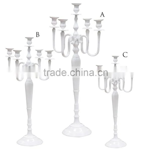 Tall Silver Candelabra for Wedding Centerpiece, Candelabra for Wedding photo-3